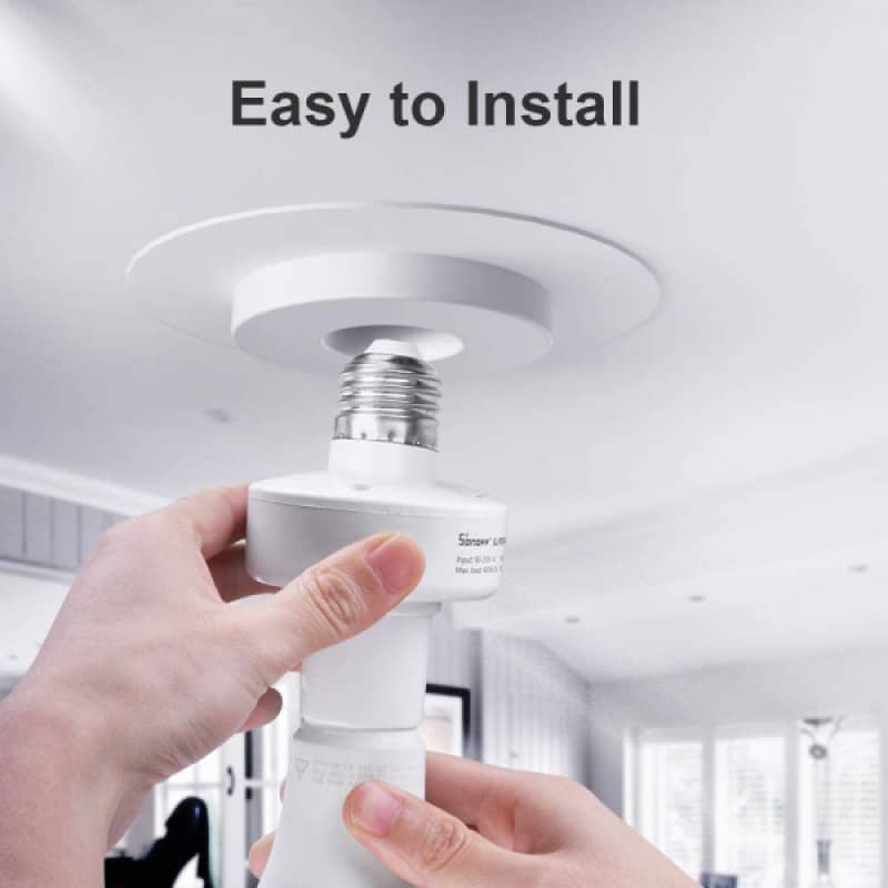 Sonoff E27 Okos Foglalat Wi-Fi és RF — imaginea 3