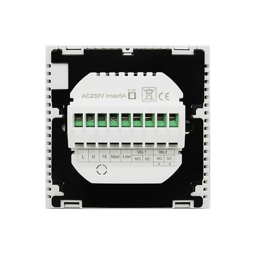 Vezetékes Légkondicionáló Termosztát BeOk TDS21WIFI-AC2, Mobiltelefon-vezérlés, Kompatibilis a HVAC — imaginea 3