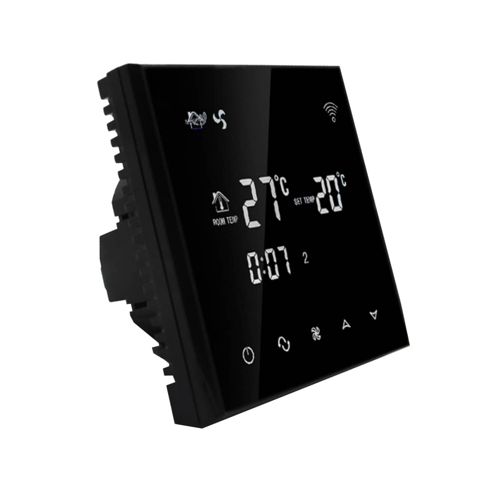 Vezetékes Légkondicionáló Termosztát BeOk TGT70WIFI-AC2, Mobiltelefon-vezérlés, Kompatibilis a HVAC rendszerekke — imaginea 4
