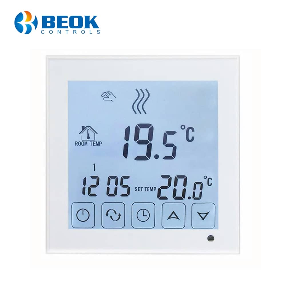 Termosztát Gázfűtéshez és Padlófűtéshez BeOK BOT-323W — imaginea 1