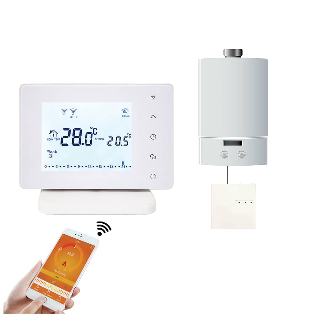 Termosztát Padlófűtéshez BeOk BOT306RF-WIFI-NR — imaginea 3
