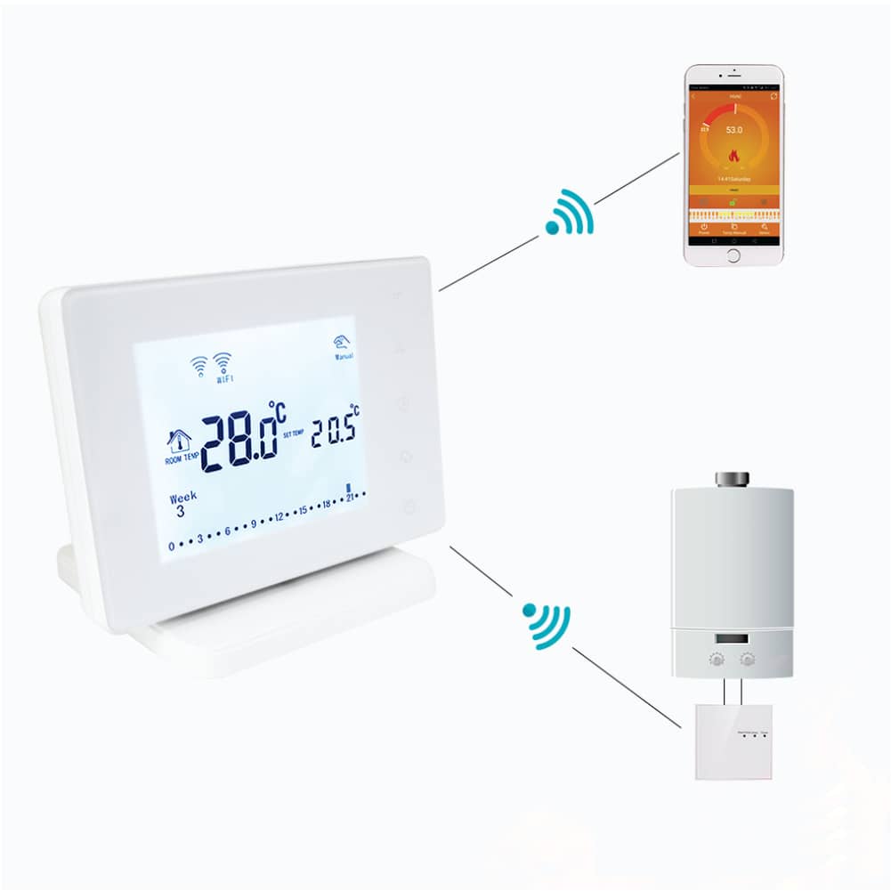 Termosztát Padlófűtéshez BeOk BOT306RF-WIFI-NR — imaginea 4