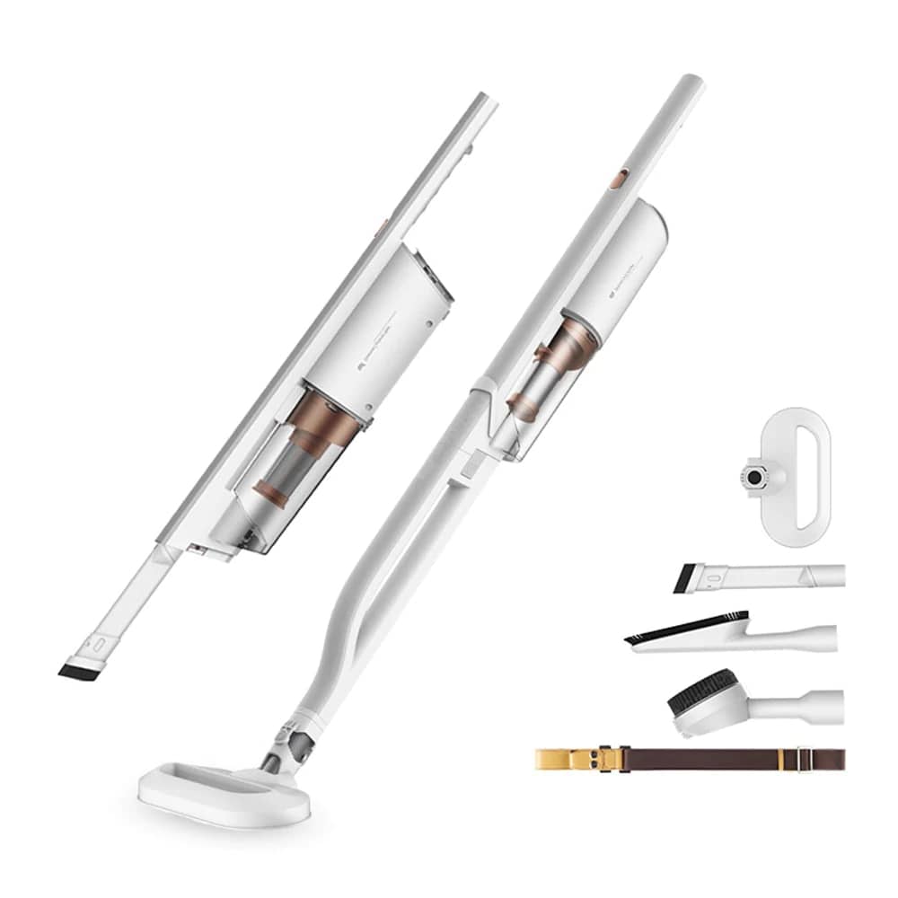 Xiaomi Deerma DX800 Függőleges Porszívó, Fehér, Teljesítmény 600 W, Kapacitás 800 ml, 4 Szűrő lépés — imaginea 3