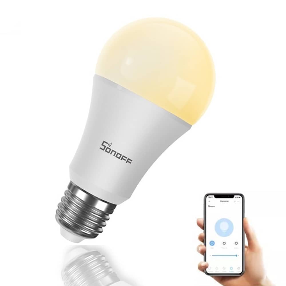 Intelligens Izzó Sonoff LED B02-B-A60, Meleg / hideg fény, Teljesítmény 9W, 806 LM, Alkalmazásvezérlés — imaginea 3