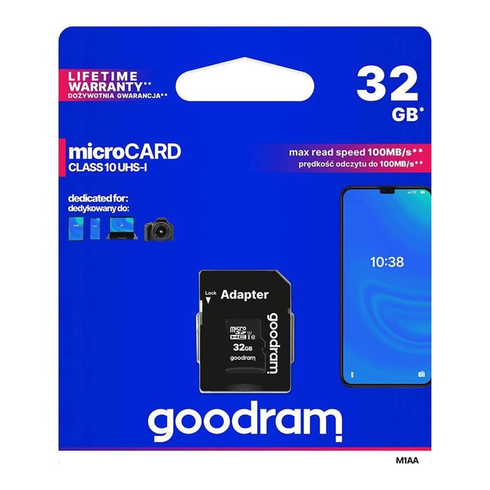 Memóriakártya SD HC Micro 32GB GOODRAM, M1AA-0320R12 — imaginea 5