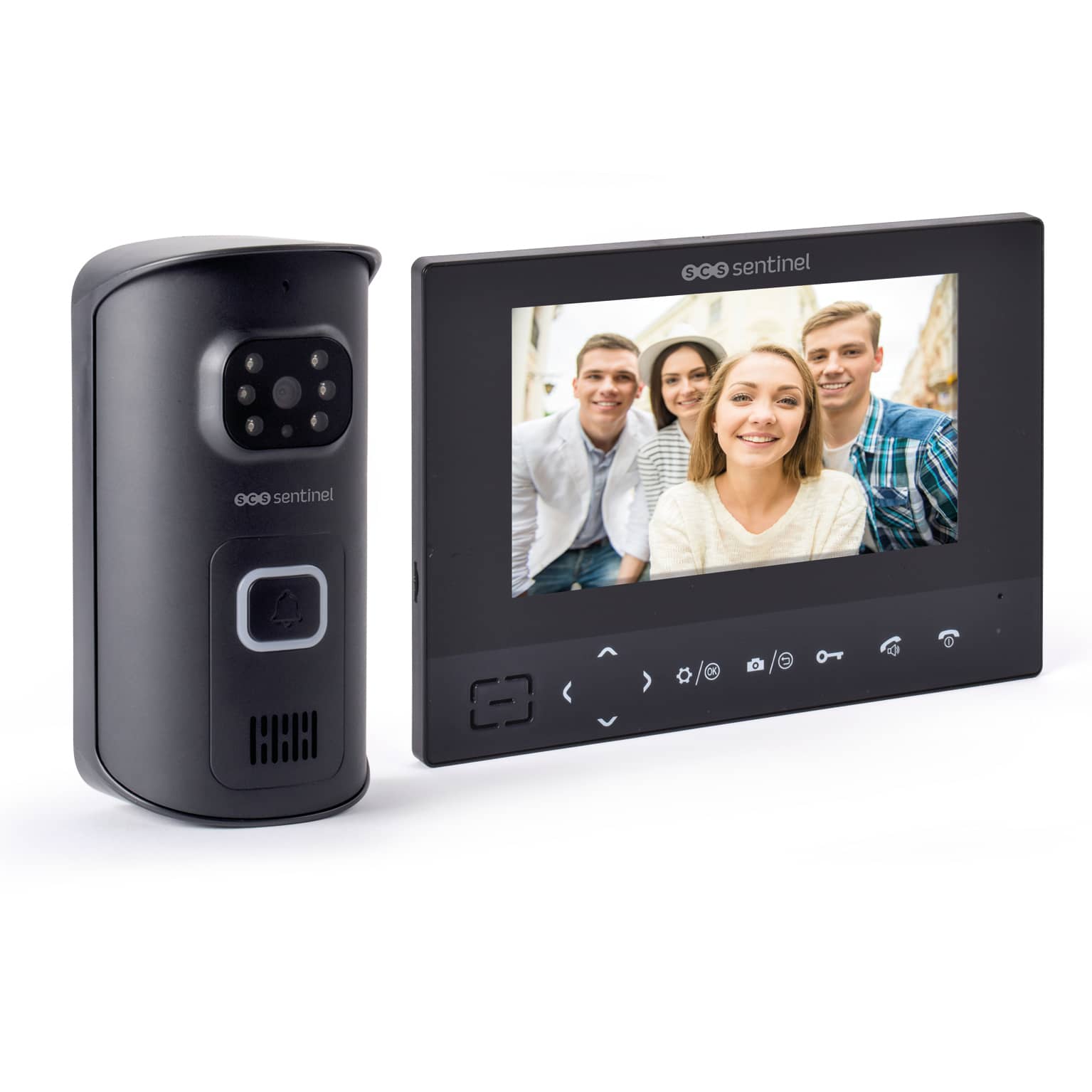 Vezeték Nélküli Videó Kaputelefon Scs Sentinel Airvisio 200, 7" Képernyő, Videofelvétel És Fényképfelvétel, Átviteli Távolság 200 M — imaginea 1