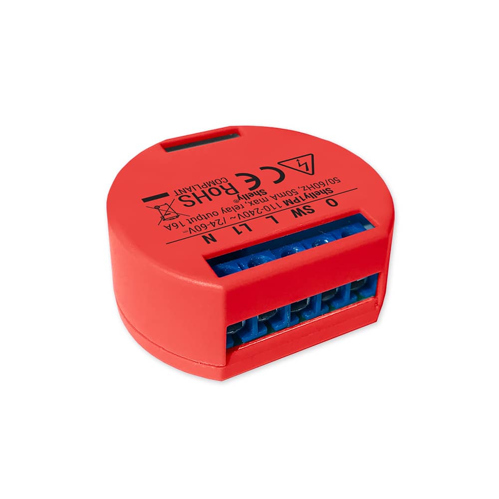 2db Intelligens Relé Csomag a Shelly 1PM Automatizálásához, Fogyasztásfigyelő, Wi-Fi, 16 A, Alkalmazásvezérlés, Kompatibilis az Amazon Alexa és a Google szolgáltatásokkal — imaginea 2