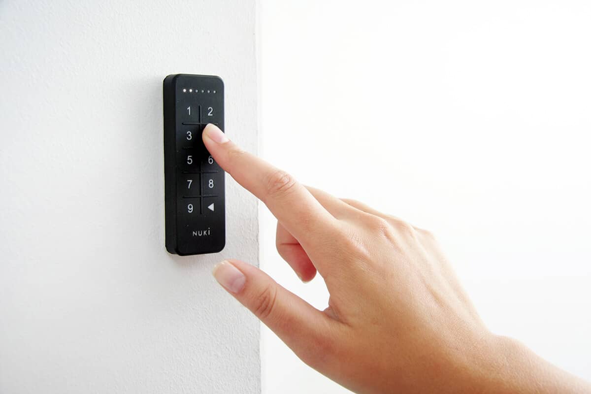 Nuki Smartpad Intelligens Billentyűzet, Bluetooth 5.0, Nuki Smart Lock, Belépőkód működtetéshez — imaginea 2