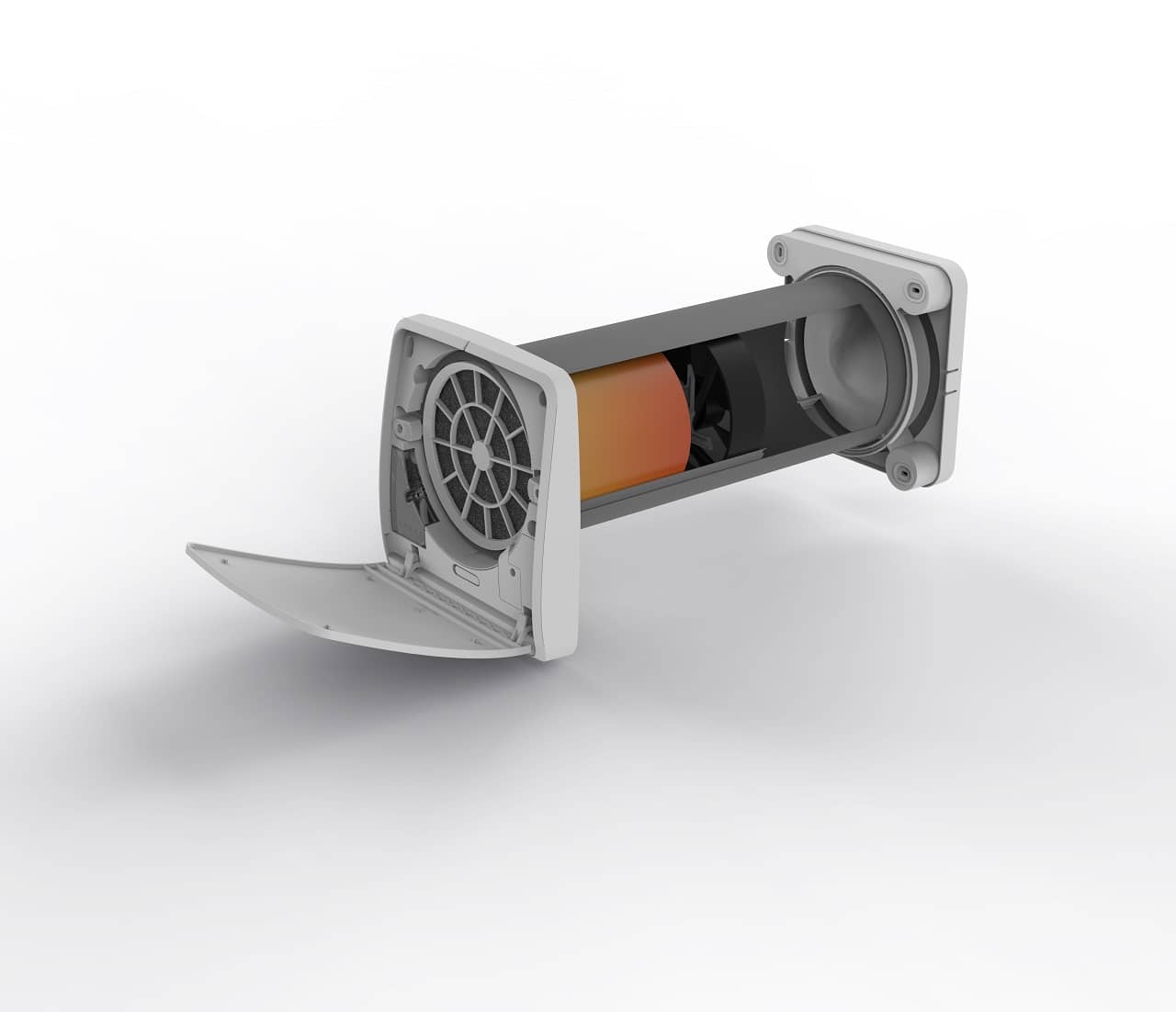 Novingair Phantom Aktív Hővisszanyerő, Maximális Áramlás 63 M3 / H, Hatékonyság 93%, Páratartalom És Fényérzékelő — imaginea 5