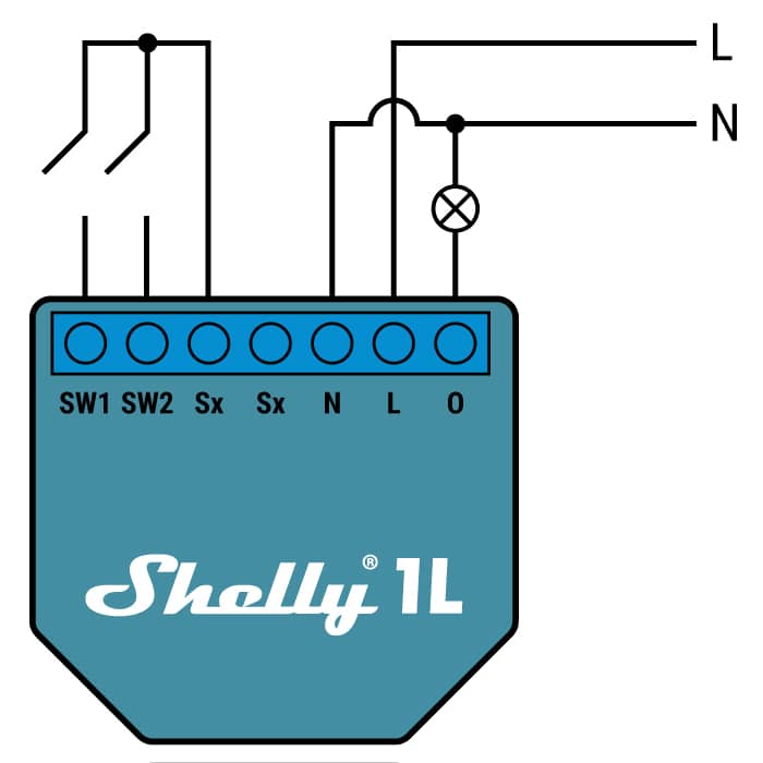 Intelligens Relé a Shelly 1L automatizálásához, Wi-Fi, 20 W, Alkalmazásvezérlés, Kompatibilis az Amazon Alexa és a Google Assistant programmal — imaginea 6