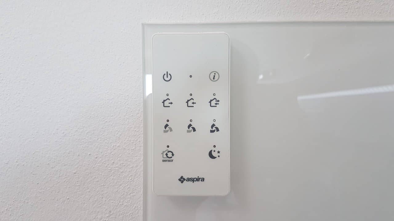 Szellőző Egység Hővisszanyerővel Aspira Rhinocomfort 160 RF — imaginea 7
