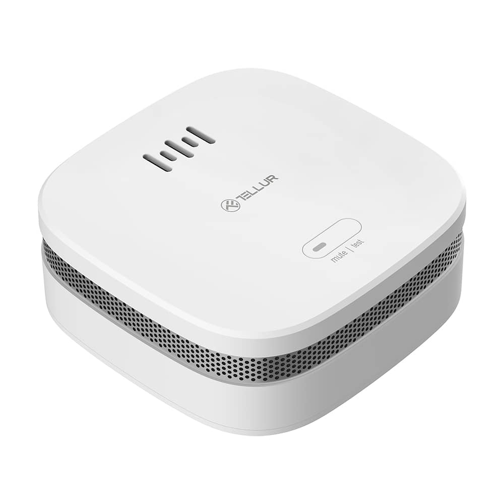 Füstérzékelő Tellur, Wi-Fi, 2.4 Ghz, Jelzőfény, Riasztás, Értesítés — imaginea 1