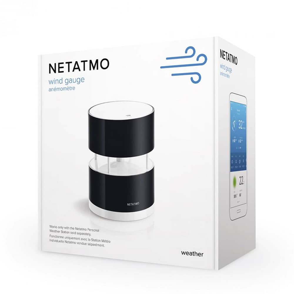 Kiegészítő Szélmérő Modul Netatmo meteorológiai állomáshoz, Sebesség- és irányfigyelés, Adatok megjelenítésealkalmazásban — imaginea 4