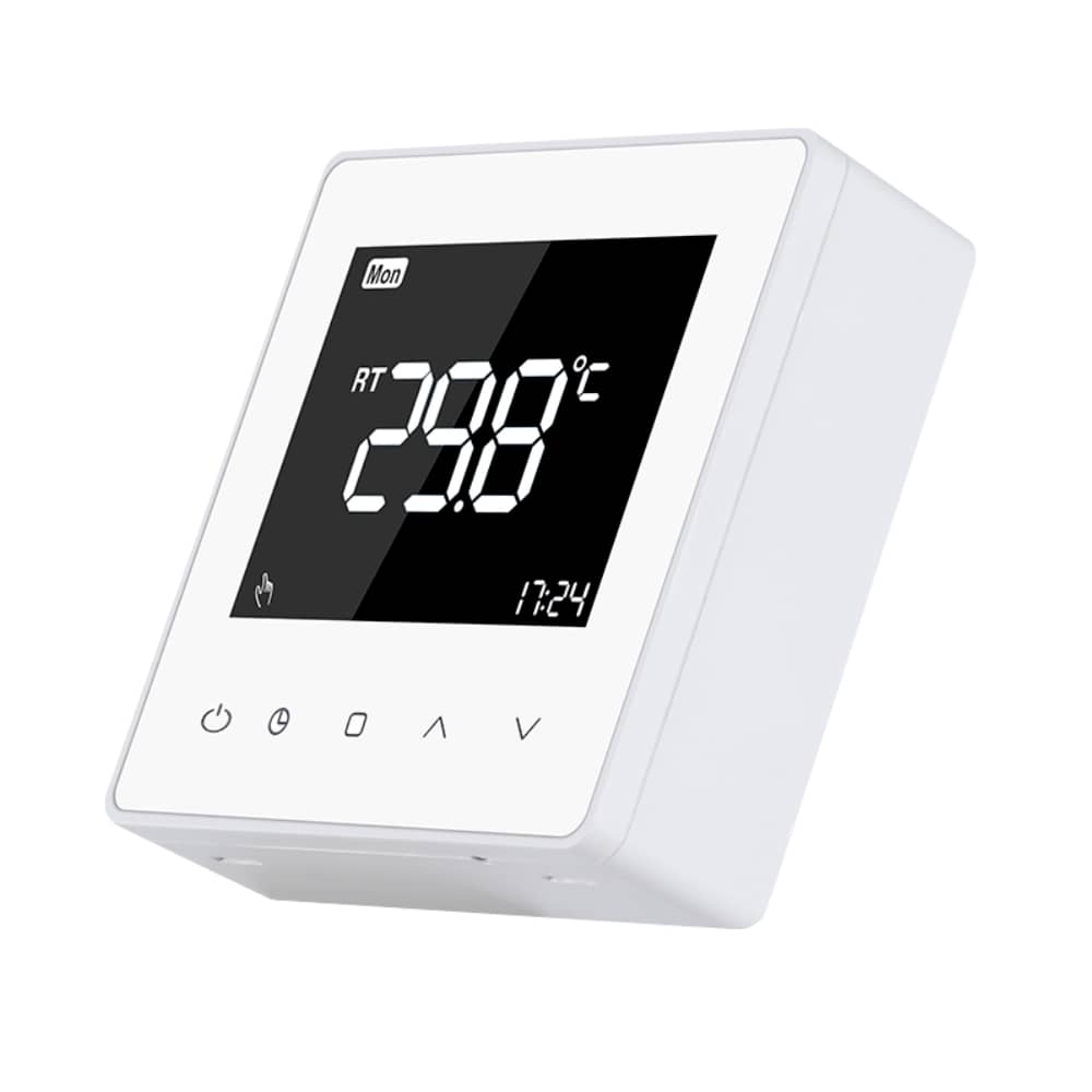 Luxion TP618 Vezetékes Termosztát Gáz- vagy Elektromos kazánokhoz, LCD kijelzővel, Memóriával, Fehér — imaginea 4