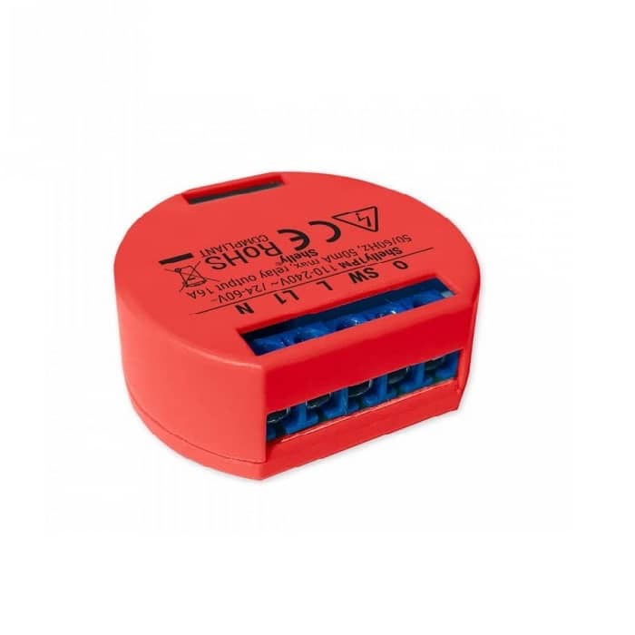 Intelligens Relé Shelly 1PM Automatizálásához, Fogyasztásfigyelő, Wi-Fi, 16 A, Alkalmazásvezérlés, Kompatibilis az Amazon Alexa és a Google szolgáltatásokkal — imaginea 1