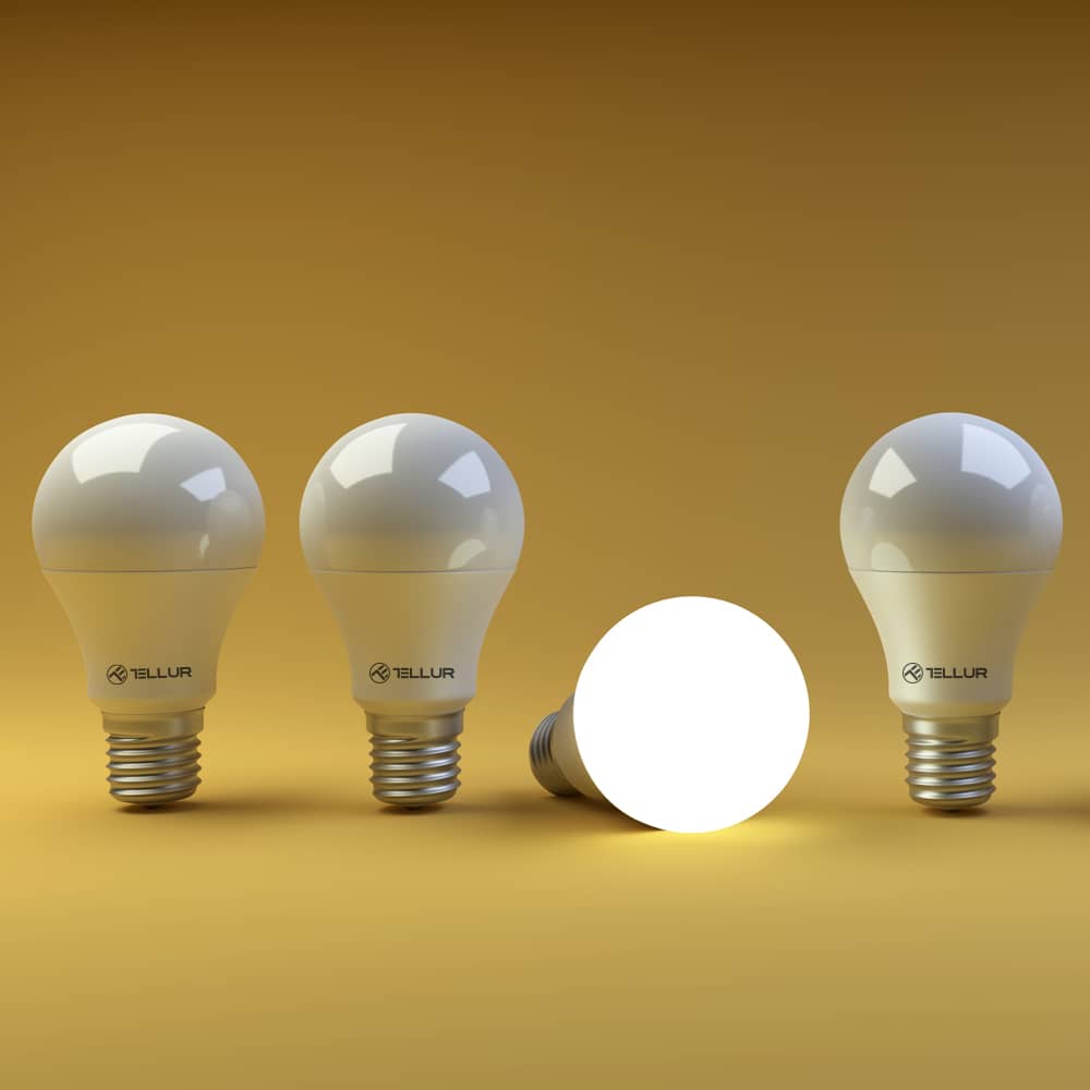 Okos Izzó LED TELLUR, Wireless, E27, 10W, 1000lm — imaginea 2