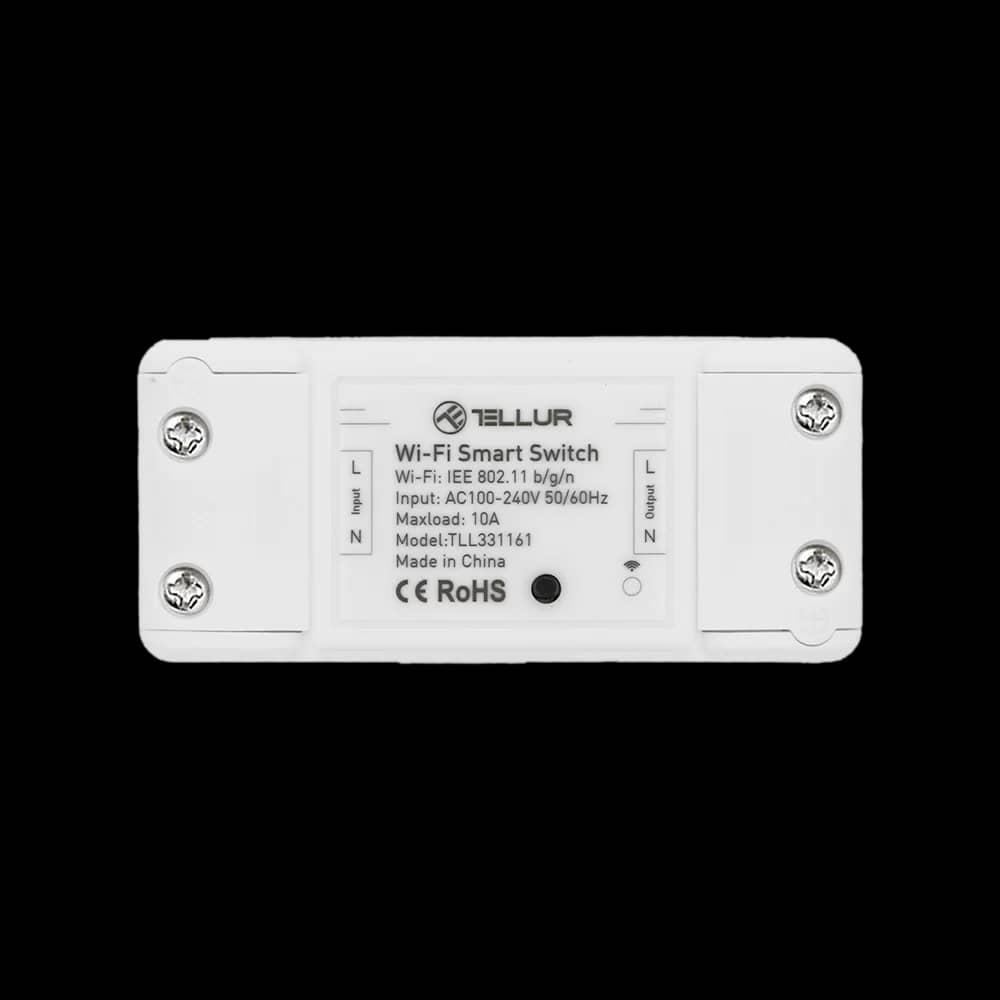 Wi-Fi Kapcsoló Relé Tellur, Alkalmazásvezérlés, Automatizálás, 2200 W — imaginea 3