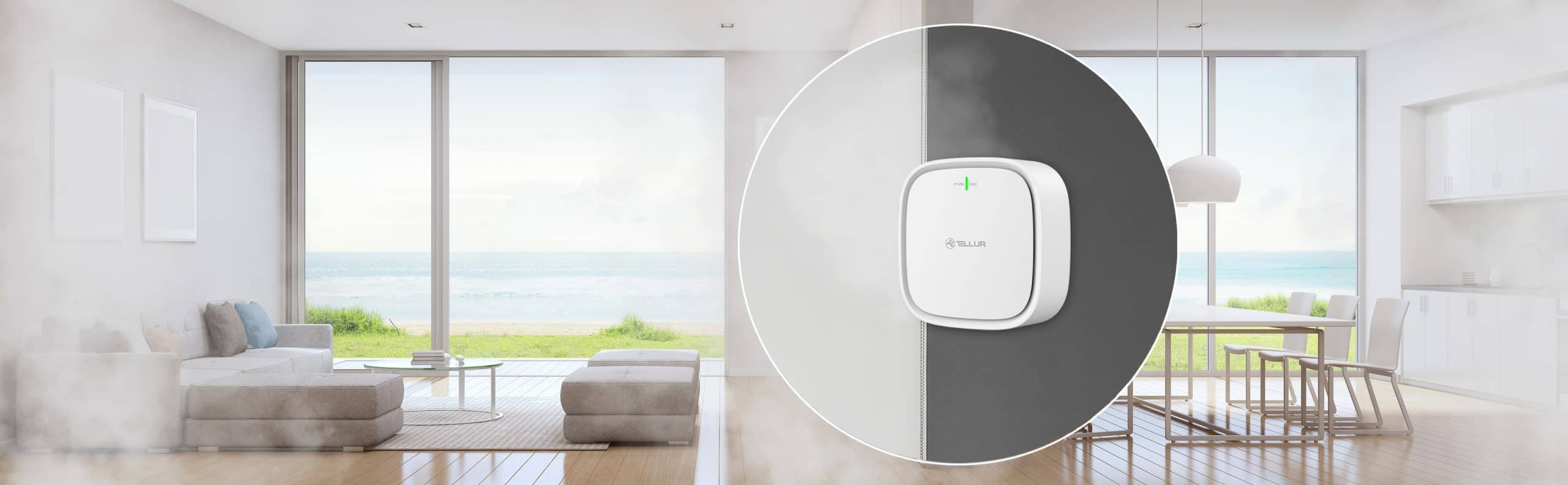 Gázérzékelő TELLUR, Wi-Fi, 2,4 GHz, Riasztó, Értesítések TLL331291 — imaginea 4