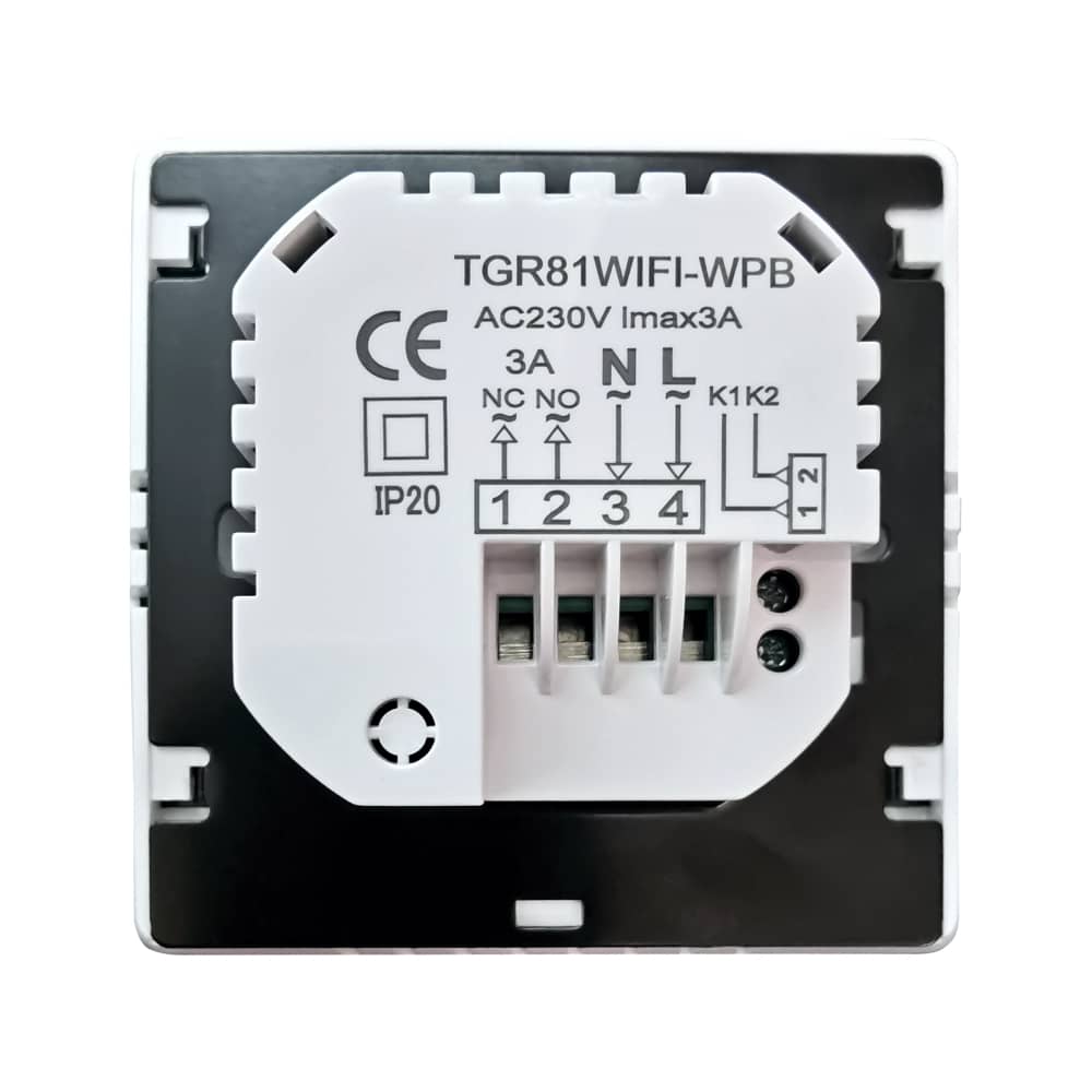 Wi-Fi Termosztát Termikus Gázfűtéshez BeOk TGR81WIFI-WPB-WH — imaginea 4