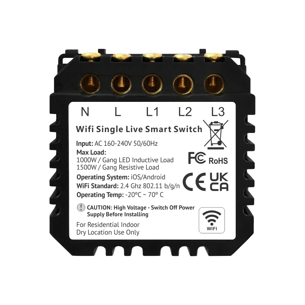 LUXION Hármas Wi-Fi Érintőkapcsoló Modul — imaginea 4