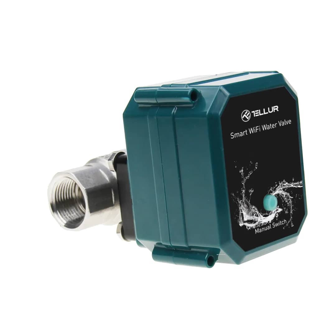 Intelligens Vízszabályozó Szelepmotor Tellur Water Valve, Automatizált öntözési rendszerrel: — imaginea 1
