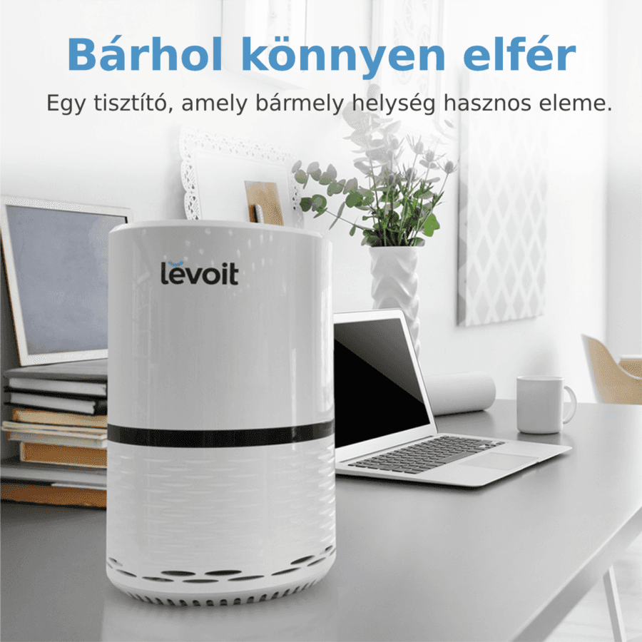 Levoit Légtisztító LV-H132, True HEPA szűrő, 99,97%-os szűrés, 100% ozonmentes, 15 m², Érintőképernyő, Tartalék szűrőkészlet — imaginea 6