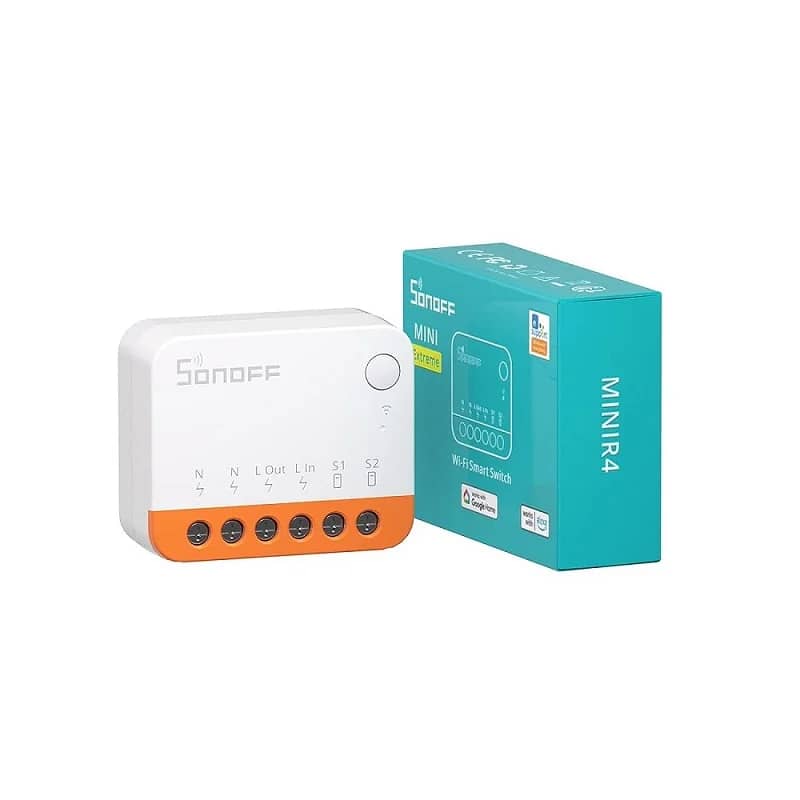 Wi-Fi Intelligens Relé Sonoff Mini R4, 10A, 2300W, Időzítések, Alkalmazásvezérlés — imaginea 2