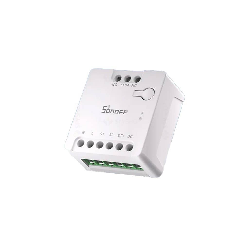 Sonoff MINI-D Smart Wifi relé, 2A, 1 csatornás, AC-DC Száraz érintkező, Anyag támogatás — imaginea 2