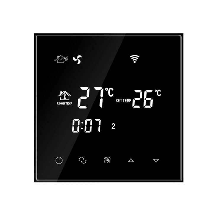 Termosztát Klímaberendezéshez BeOk TGT70WIFI-AC4, vezetékes, HVAC kompatibilis, Smart Life alkalmazás — imaginea 2