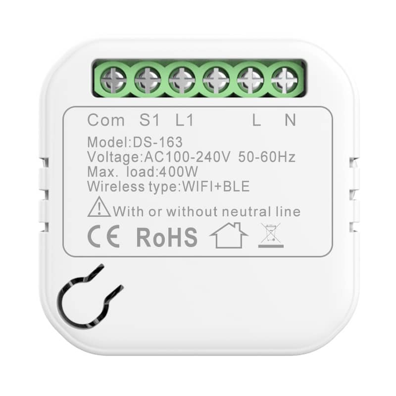 LUXION Mini-Smart Relé, Wi‑Fi, 1 bemenet, 1 kimenet, Alkalmazásvezérlés — imaginea 2