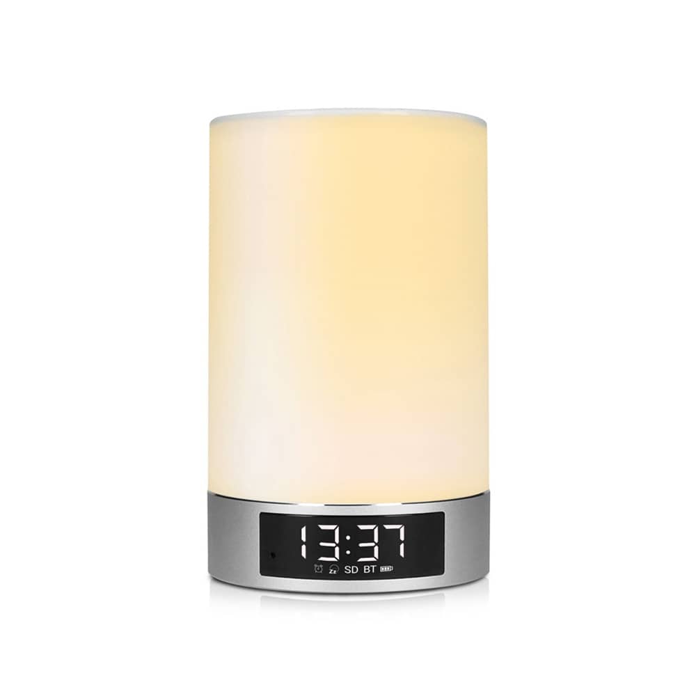 Hordozható Okos Hangszóró Érintéssel, Bluetooth, Vezeték nélküli, RGB LED Lámpával — imaginea 3