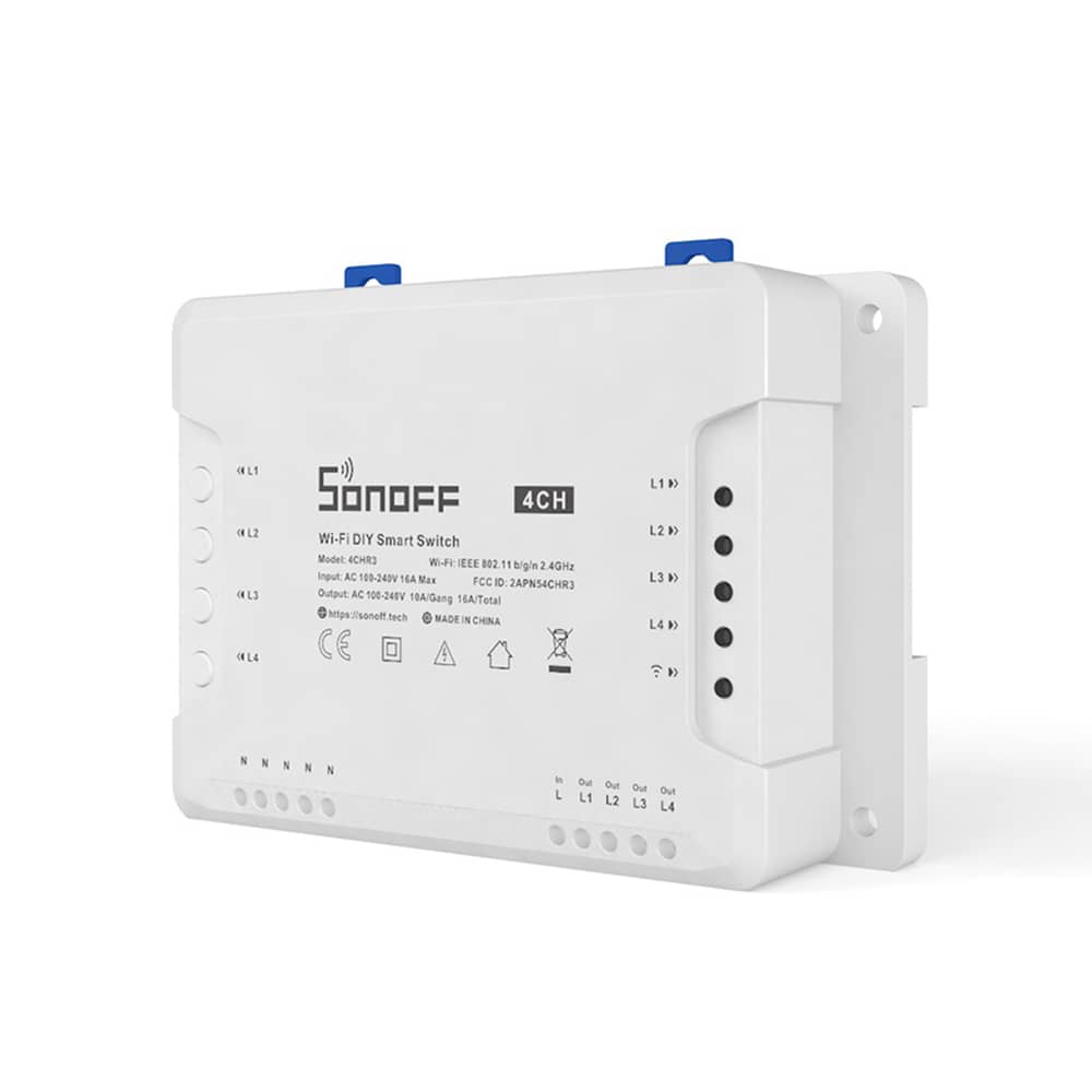 4 Csatornás vezeték nélküli relé - Sonoff 4CH R3 — imaginea 5