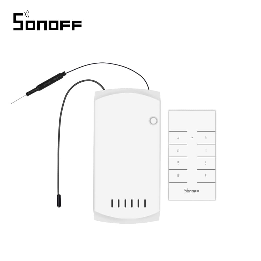 Ventilátor Automatizálási Relé Sonoff IFan0, Mobiltelefonon vezérlő funkcióval, Hangvezérlés — imaginea 1