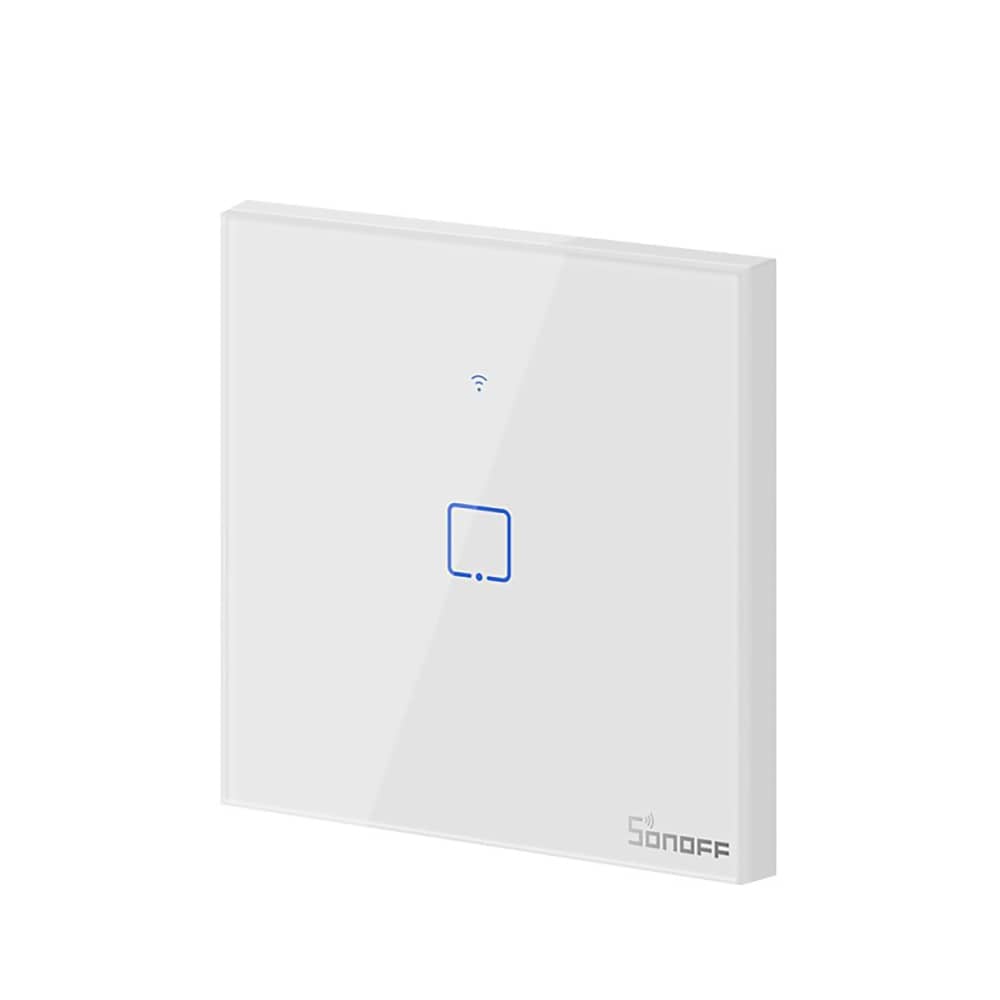 Sonoff Egyszerű Érintőkapcsoló T0EU1C, Wi-Fi, Mobiltelefon-vezérlés, Hőálló kristályüveg — imaginea 4