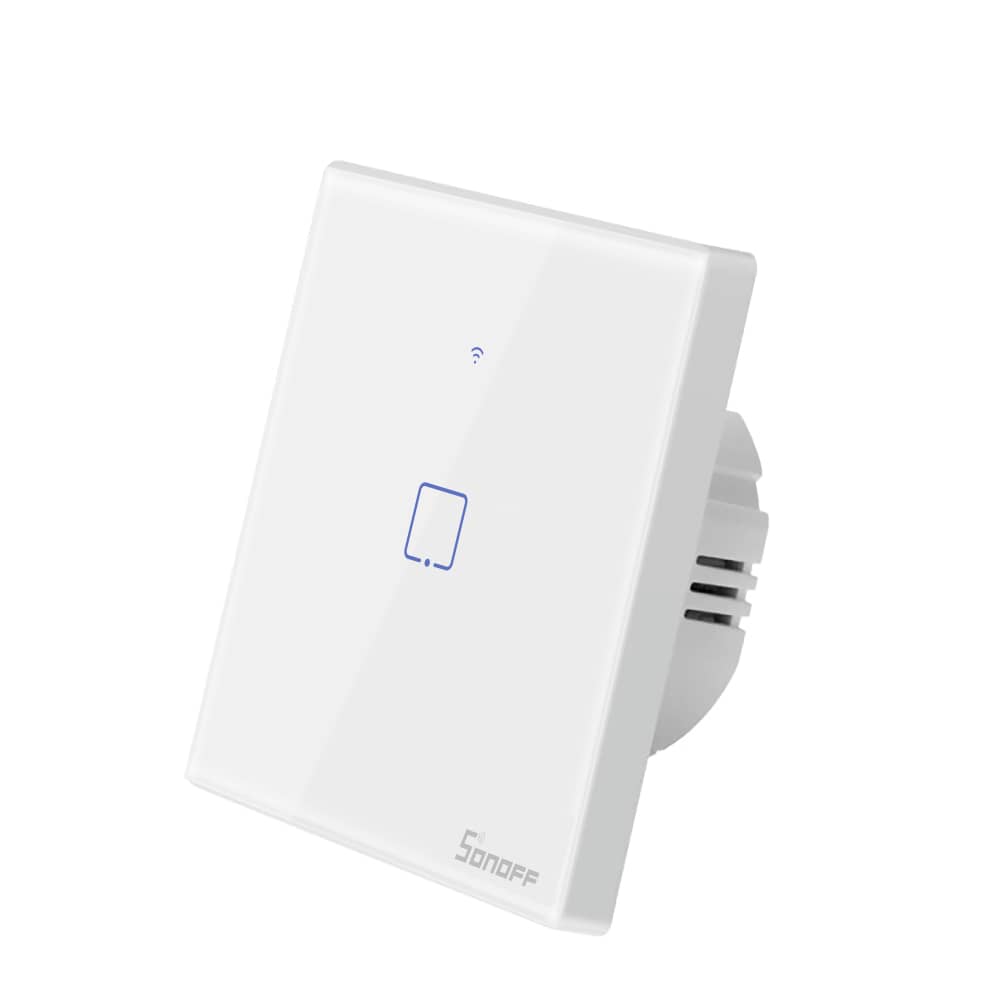 Sonoff Egyszerű Érintőkapcsoló T0EU1C, Wi-Fi, Mobiltelefon-vezérlés, Hőálló kristályüveg — imaginea 5