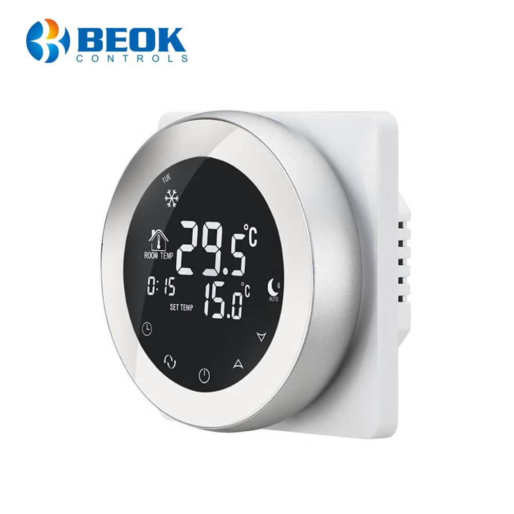Termosztát Elektromos Padlófűtéshez Beok TGR87-EP, Fagyálló, Működési intervallum beállítása — imaginea 1
