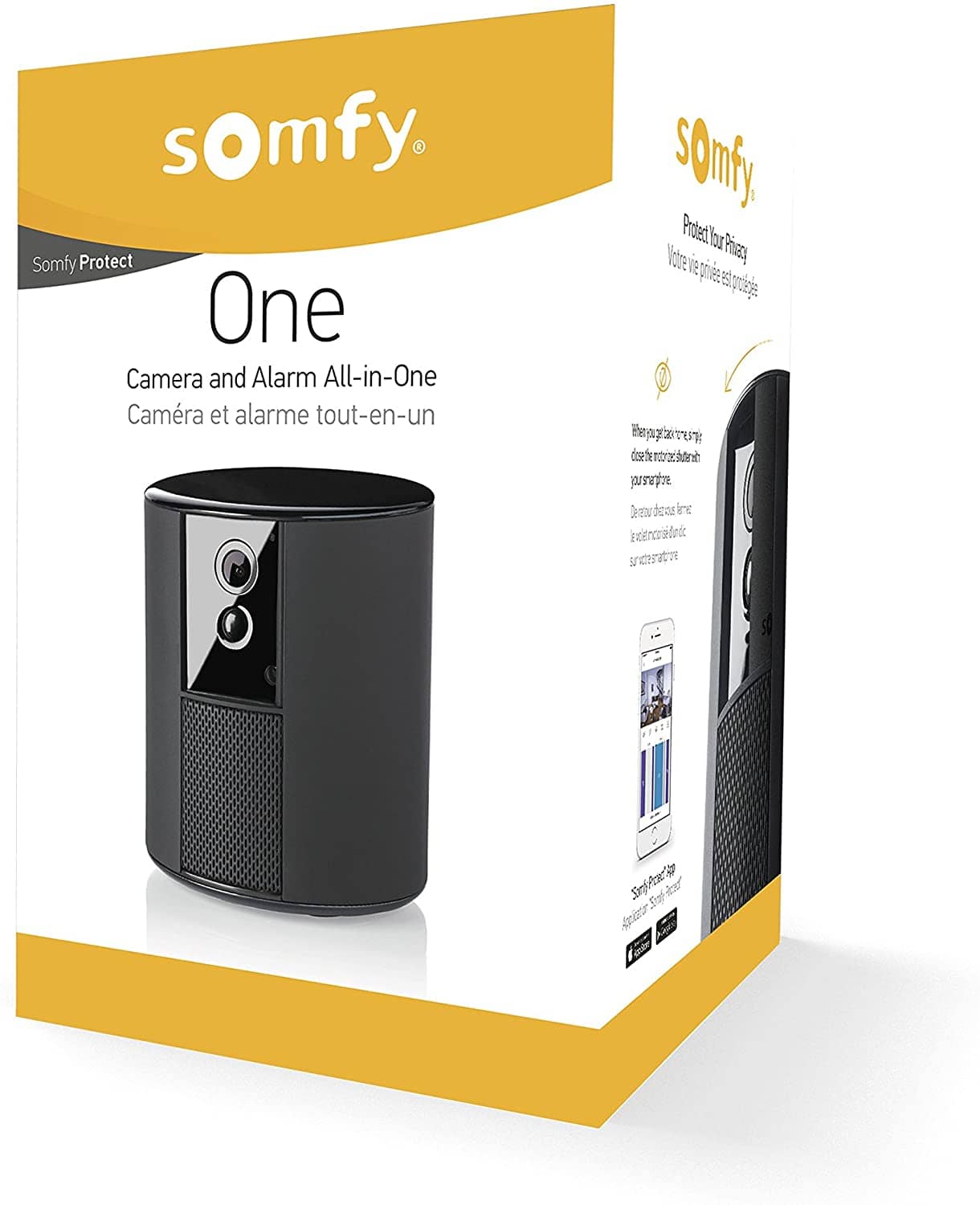 Felügyeleti Kamera Somfy One, Teljes HD, Riasztó és Sziréna, WiFi, Bluetooth 4.0, Mozgásérzékelő — imaginea 6
