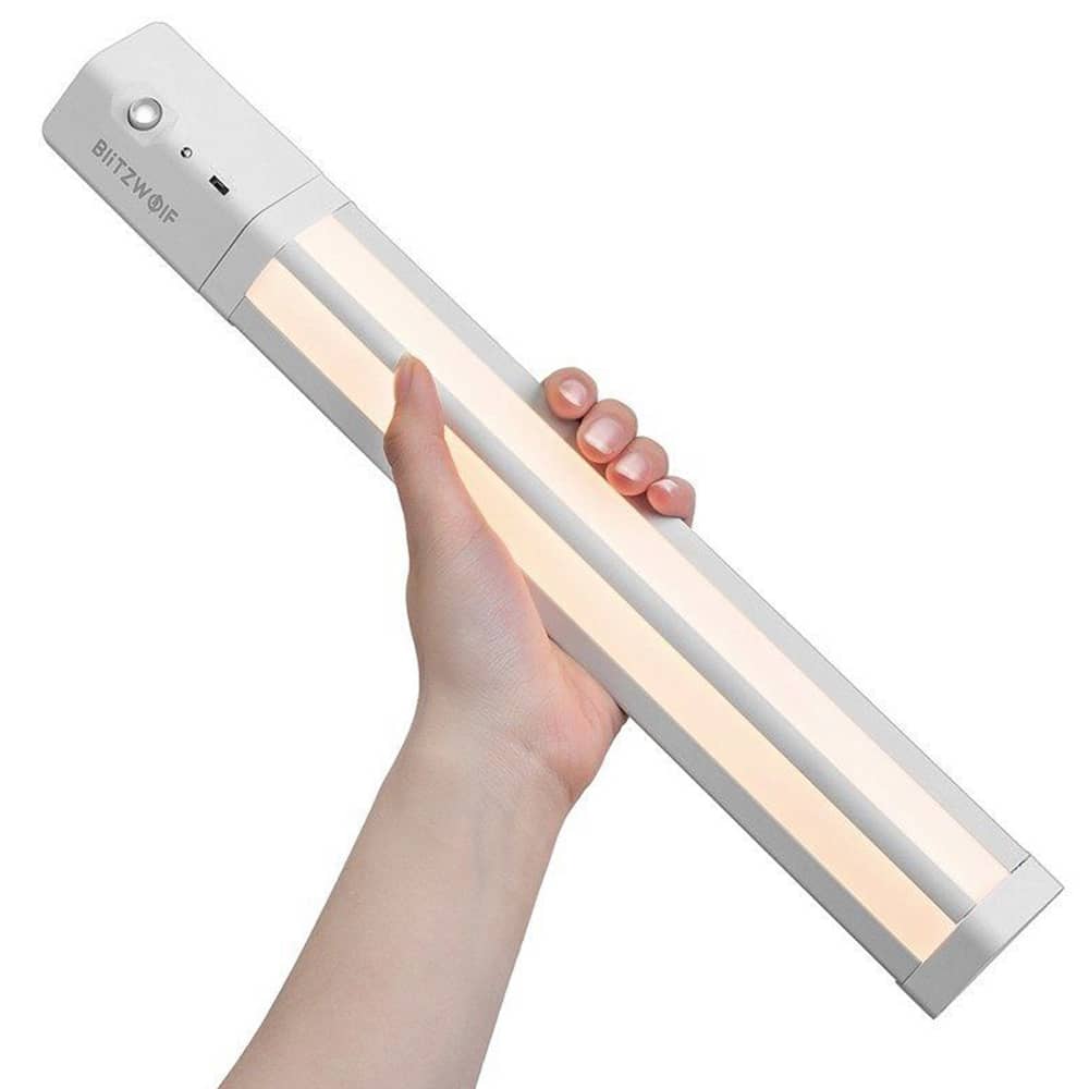 LED Lámpa BlitzWolf BW-LT8, 85 LM, 3W, 200°-os megvilágítási szög, Mozgásérzékelő, Akkumulátor 1000 mAh, Fehér — imaginea 4