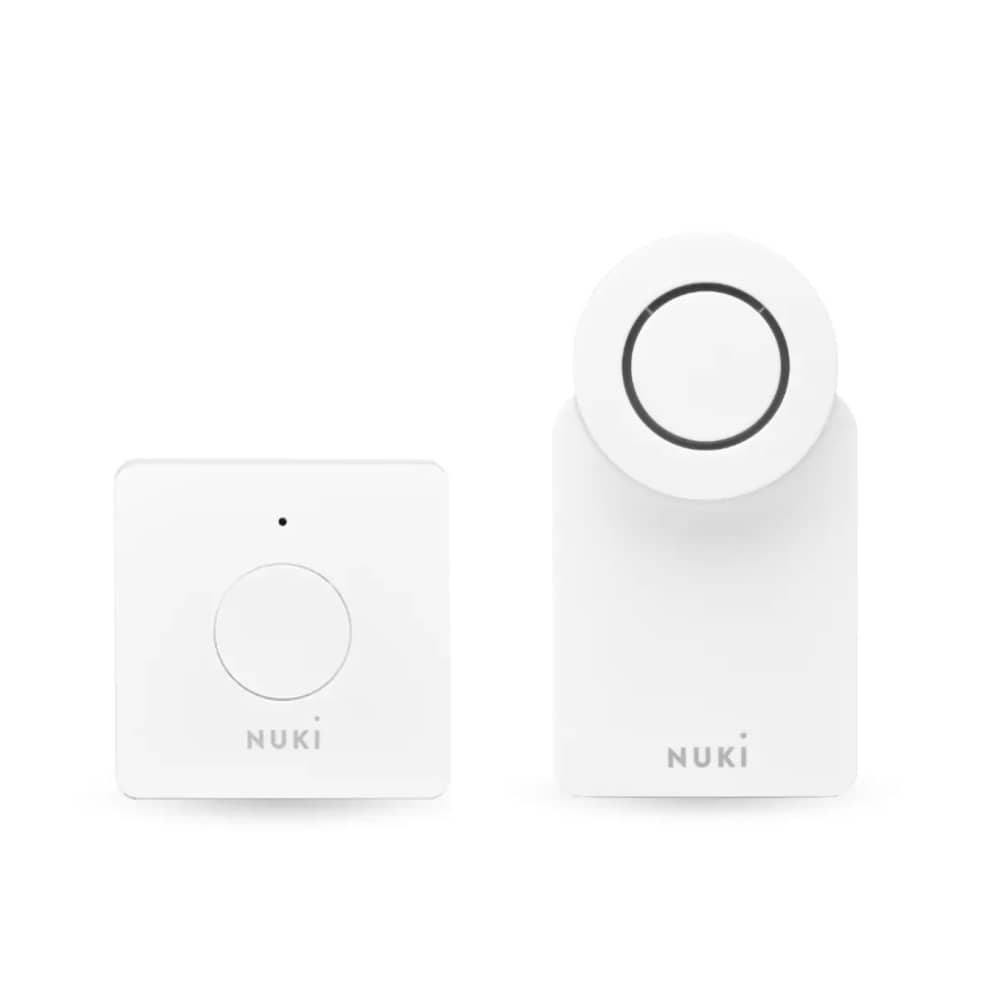 Nuki Combo 3.0 Csomag, Tartalmazza a Nuki Smart Lock 3.0.-t és a Nuki Bridge-t, Vezérlés távolról alkalmazásson keresztül — imaginea 1