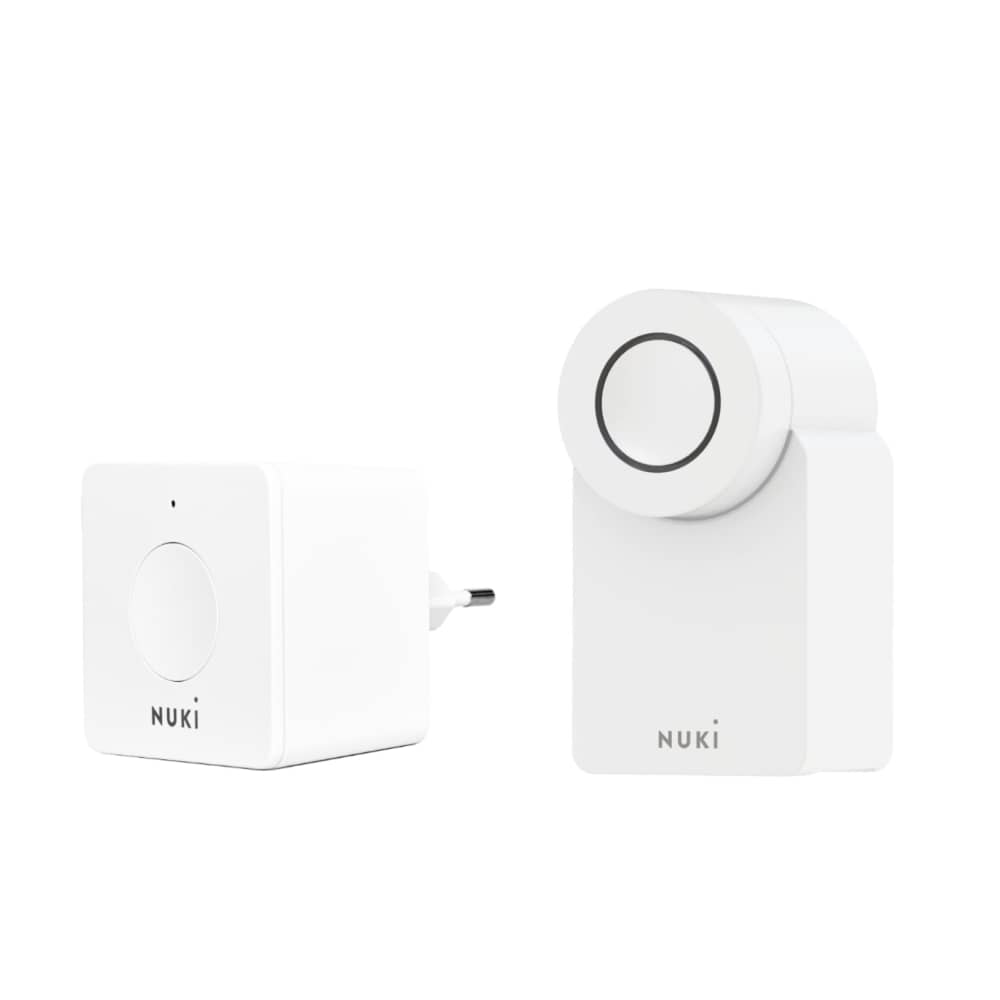 Nuki Combo 3.0 Csomag, Tartalmazza a Nuki Smart Lock 3.0.-t és a Nuki Bridge-t, Vezérlés távolról alkalmazásson keresztül — imaginea 2