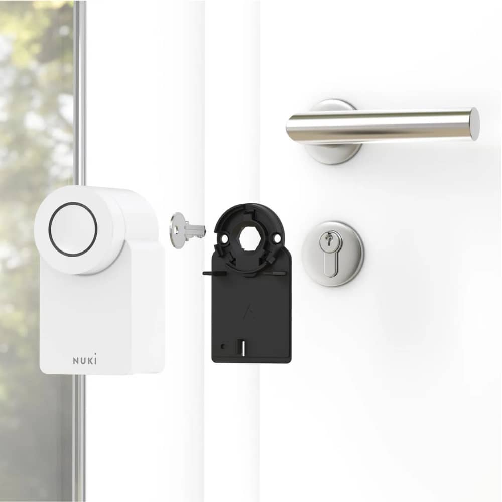 Nuki Combo 3.0 Csomag, Tartalmazza a Nuki Smart Lock 3.0.-t és a Nuki Bridge-t, Vezérlés távolról alkalmazásson keresztül — imaginea 4