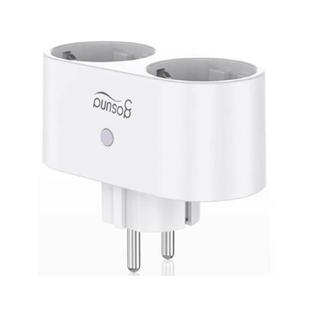 2 db Okos Dupla Konnektor Gosund SP211, 3680W, 16A, Fogyasztásfigyelés, Alexa, Google Assistant és IFTTT vezérlés — imaginea 2