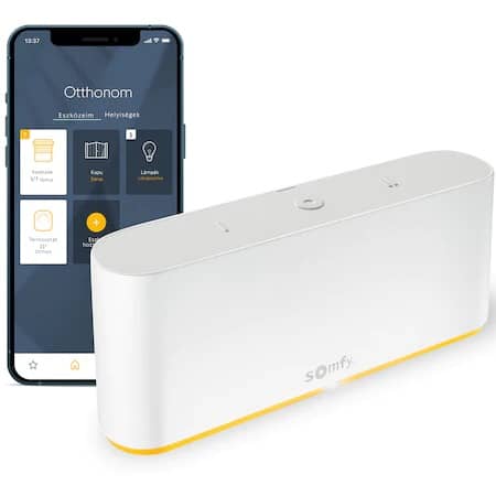 Somfy Tahoma Switch DIY Okosközpont, RTS & Zigbee 3.0 kompatibilitás, Hangvezérlés a Google Assistant-al, Amazon Alexa-val és az Apple HomeKit-el — imaginea 3