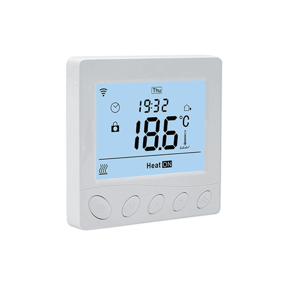 BeOk Wi-Fi Okos Termosztát TR33-WIFI-EP, Elektromos padlófűtéshez, LCD Kijelző, Alkalmazás vezérlés — imaginea 2
