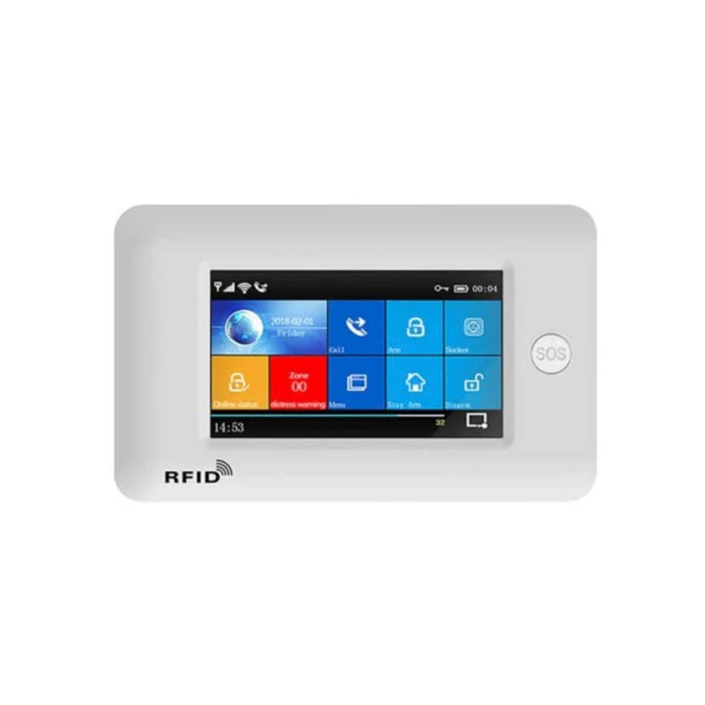 Biztonsági Rendszer Készlet Riasztóval PGST PG-106, Wi-Fi és GSM csatlakozás, Hangvezérlés, 4,3" kijelző — imaginea 2