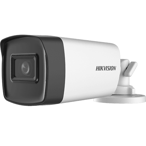 HikVision Analog HD Térfigyelő Kamera, 2 MP felbontás, 2,8 mm objektív, 40 m IR távolság, Beépített mikrofon — imaginea 1