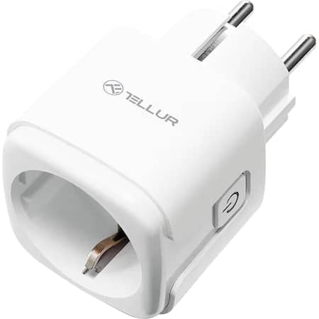 Okos Konnektor Wi-Fi TELLUR, Fogyasztásfigyelés, 3680W — imaginea 1