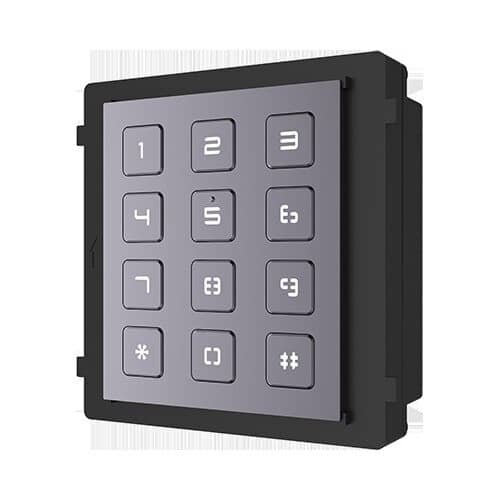 HikVision DS-KD-KP Billentyűzet modul, Moduláris kaputelefonhoz, 12 megvilágított billentyű, Embedded Linux — imaginea 2