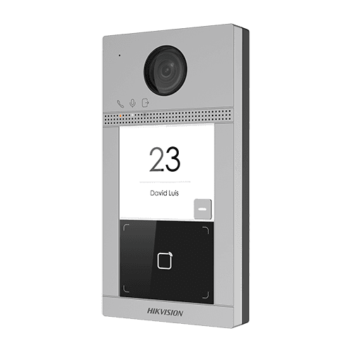 HikVision DS-KV8113-WME1 Videó Kaputelefon Külső Panel, Integrált beléptető vezérlés, 3 méteres IR-távolság, 2 MP kamera, 1080P felbontás — imaginea 2