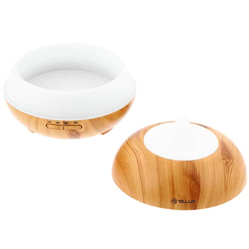 Okos Aromadiffúzor TELLUR, Wi-Fi, LED, 300 ml, Világosbarna — imaginea 2